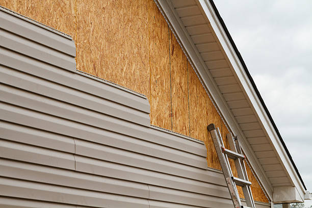 Professional Siding Replacement technician working in Jerusalem, OH